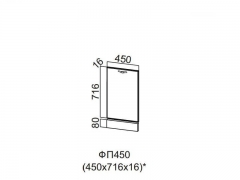 Фасад для посудомоечной машины 450 ФП450 716х450х16мм Прованс