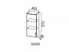Шкаф навесной 400 Ш400-912 912х400х296мм Прованс
